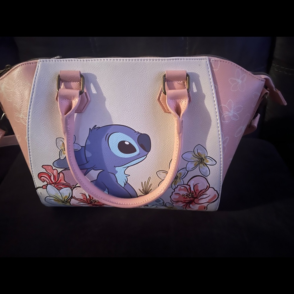 Loungefly Disney Lilo & Stitch Flowers Satchel Bag. New without tags.